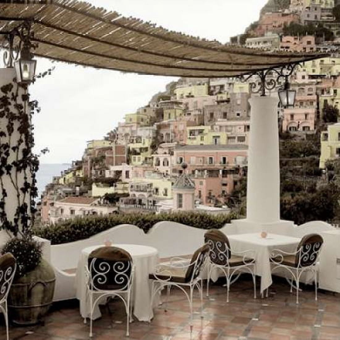 Positano Caffe - 1 Canvas Art - Alan Blaustein (24 x 24)