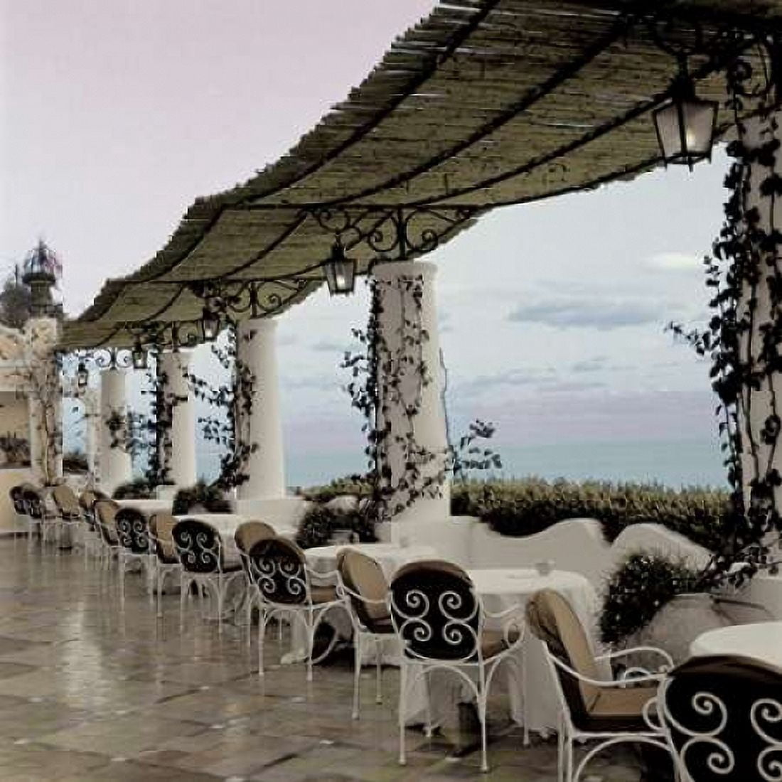 Positano Caffe - 1 Canvas Art - Alan Blaustein (24 x 24)
