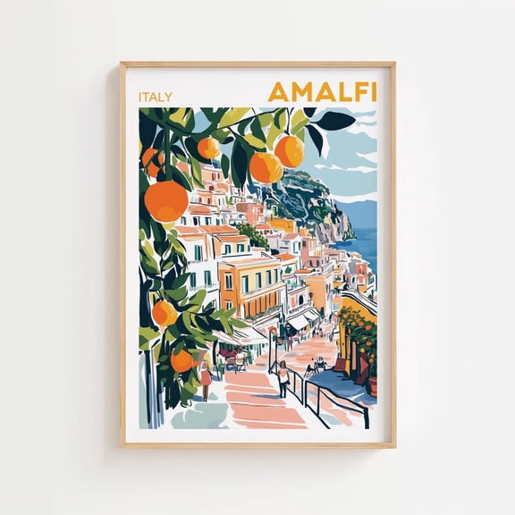 Positano Italy, Italy Wall Art, Amalfi Coast Photography, Positano Art, Italian Landscape, Neutral Italy Print, Downloadable Print Poster Decor, Size 8x12 UNFFRAMED F03.1.8l2351