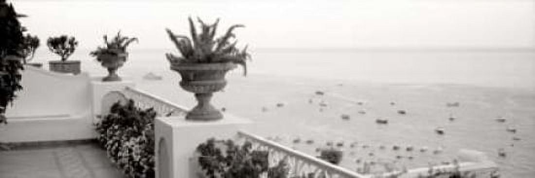 Positano Terrazza Vista Canvas Art - Alan Blaustein (8 x 24)