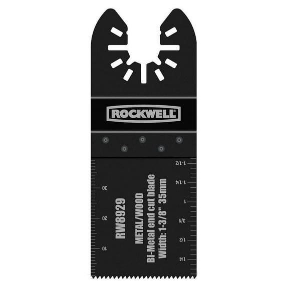 Rockwell RW8929.10 Sonicrafter 1-3/8" Ext Life Wood & Nail End Cut Blade 10-Pack
