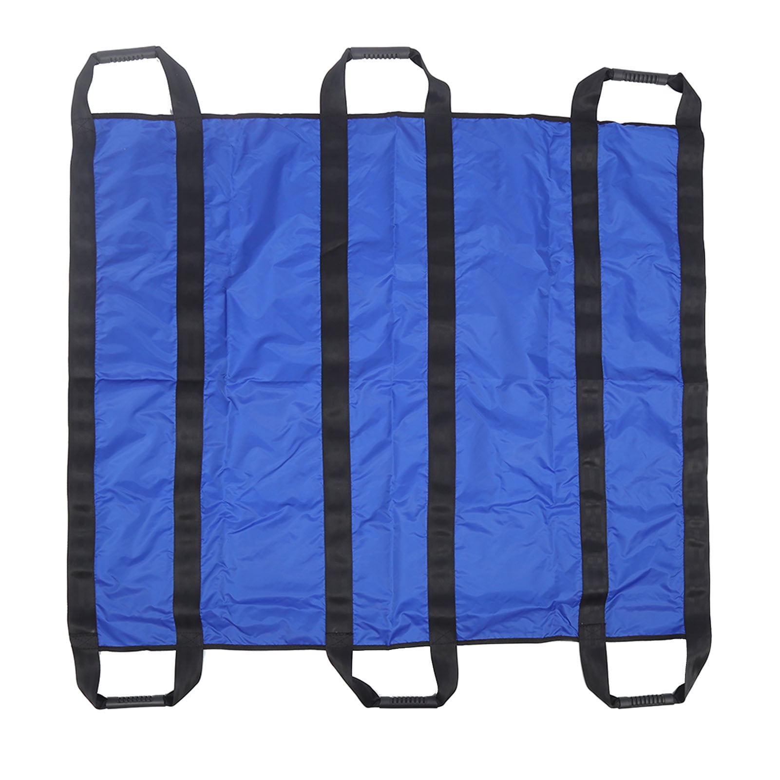 Positioning Bed Pad 6 Reinforced Handles Reusable Breathable Waterproof Transfer Sheet Blue