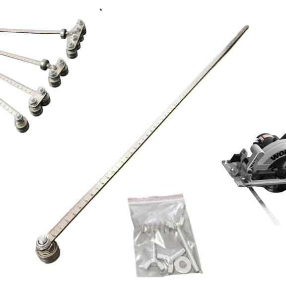 Positioning Calipers , Adjustable Stainless Steel Precision Measuring Tool, Straight Edge Guide for Circular Saw Hand Saw Cutting
