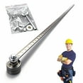 thumbnail image 1 of Positioning Calipers for Precise Measurements & Easy Wood Cutting, Stainless Steel Cutting Guide for Circular Saws, Adjustable Guide Rail 50cm/20in, 1 of 10