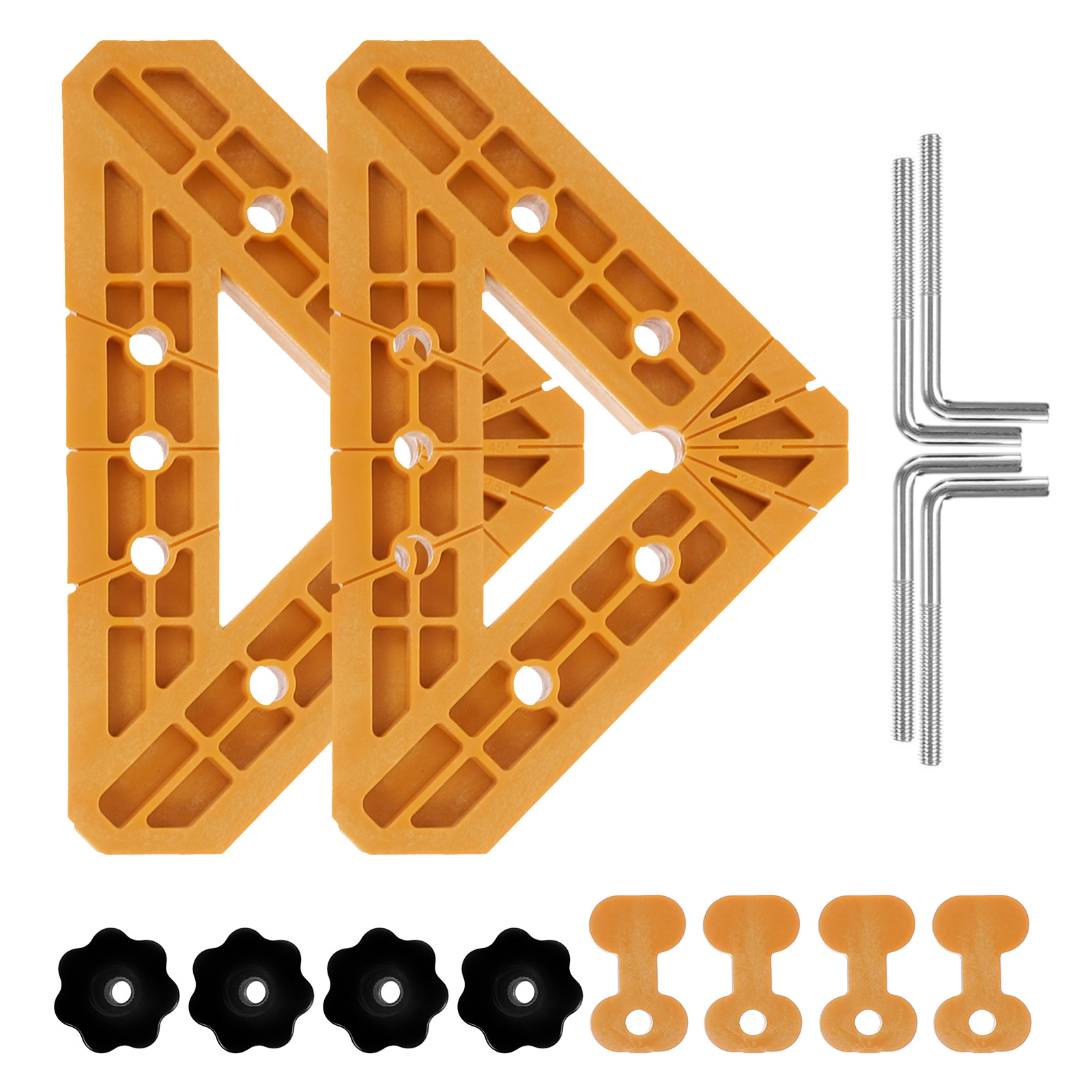 Positioning Clip Corner Clamps for Woodworking Right Angle Woodpeckers