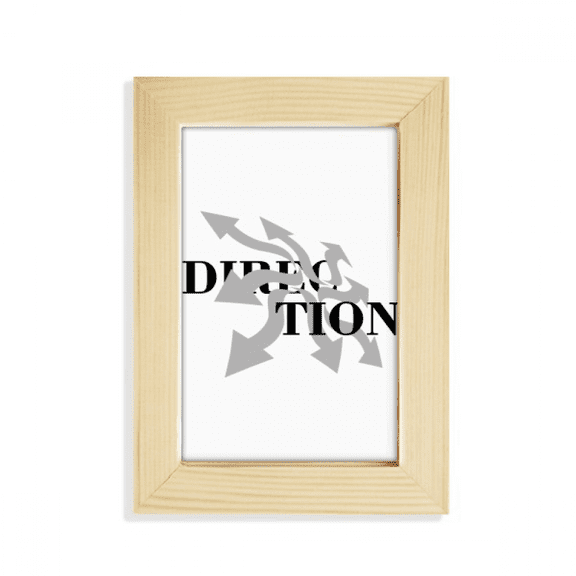 Positioning Direction Indication Path Desktop Display Photo Frame Picture Art Painting 5x7 inch
