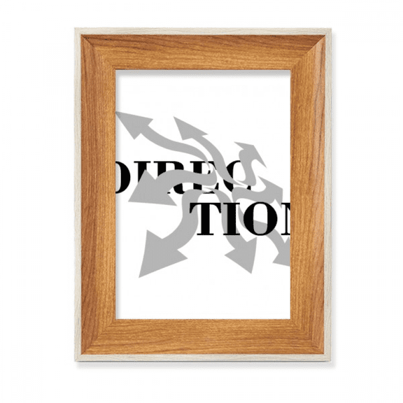 Positioning Direction Indication Path Desktop Wooden Photo Frame Display Picture Art Painting Multiple Sets