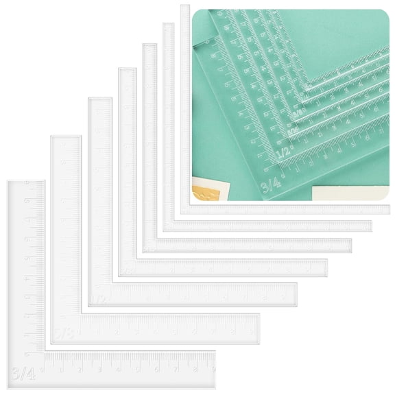 Positioning,Layering and Offset Borders to A Specific Size,Positioning L Square Ruler