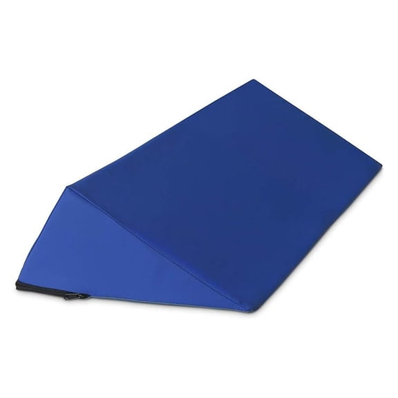 Positioning Wedge 30 Bed Wedge Pillow for Pressure Relief & Alignment Wipeable Cushion for Elderly Side , Hip, Spine & Coccyx Support, Non-Slip Vinyl Cover 24x12x7 in