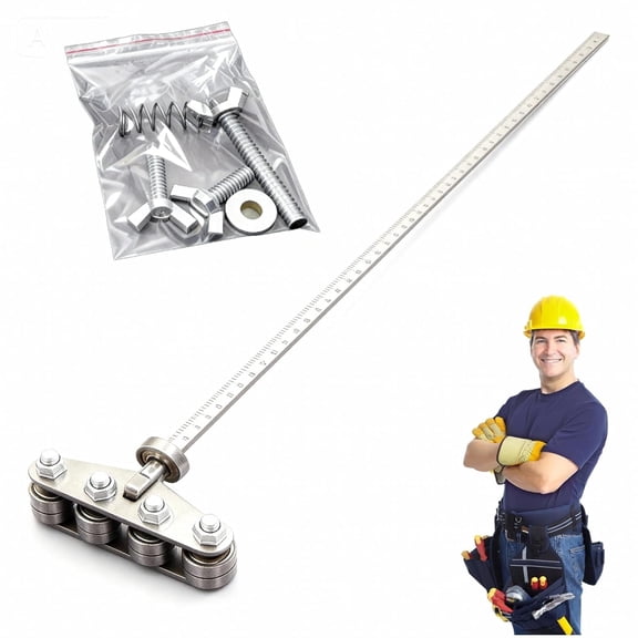 Positioning calipers for precise measurements&easy wood cutting,Circular saw guide,Precision Cutting Guide for Circular Saws,Adjustable Guide Rail, Stainless Steel Caliper Guide Rail