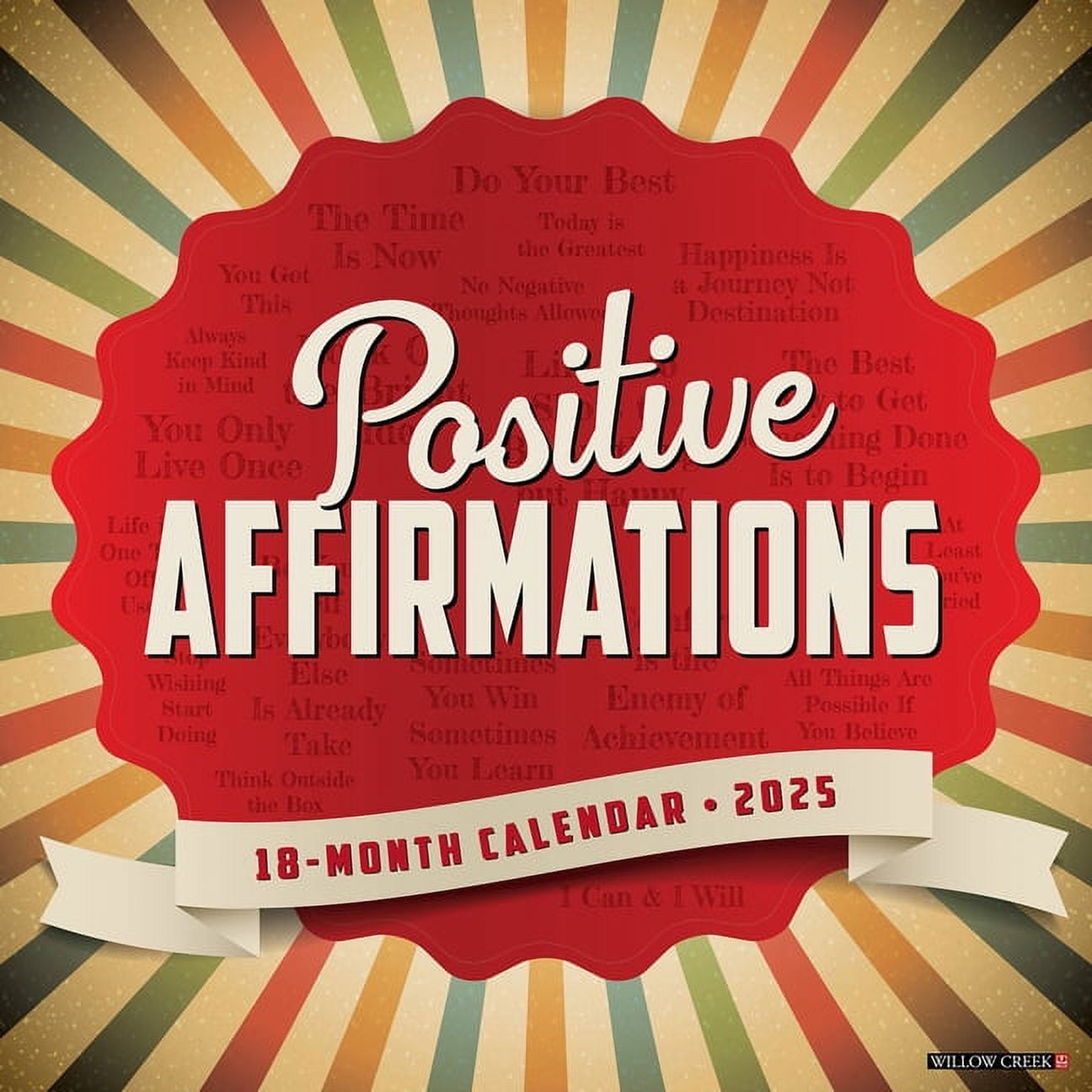 Positive Affirmations 2025 Wall Calendar Walmart com Positive Affirmations 2025 Wall Calendar Walmart com