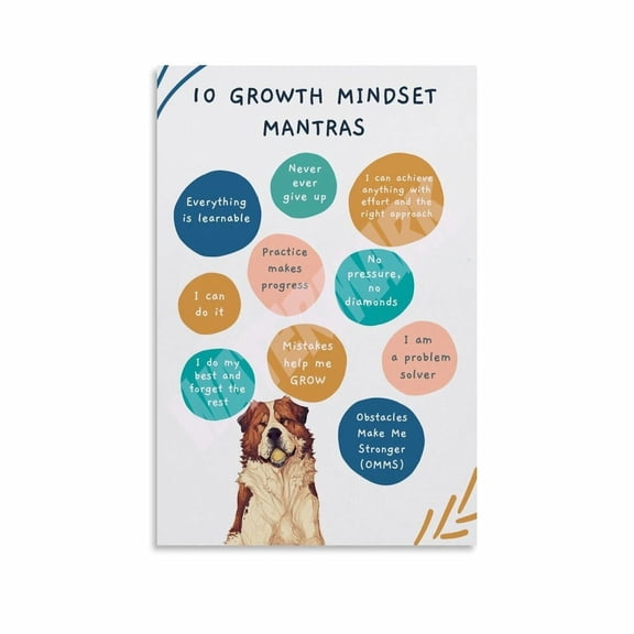 Positive Affirmations for Kids Poster Classroom Poster (1) Canvas Painting Posters And Prints Wall Art for Living Room Bedroom Decor