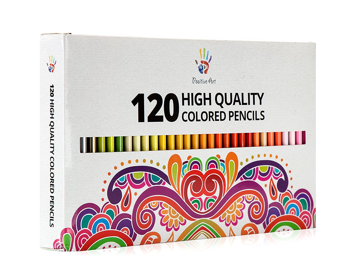 CreyArt Colored Pencils Set of 120 Colors in Tin Box 