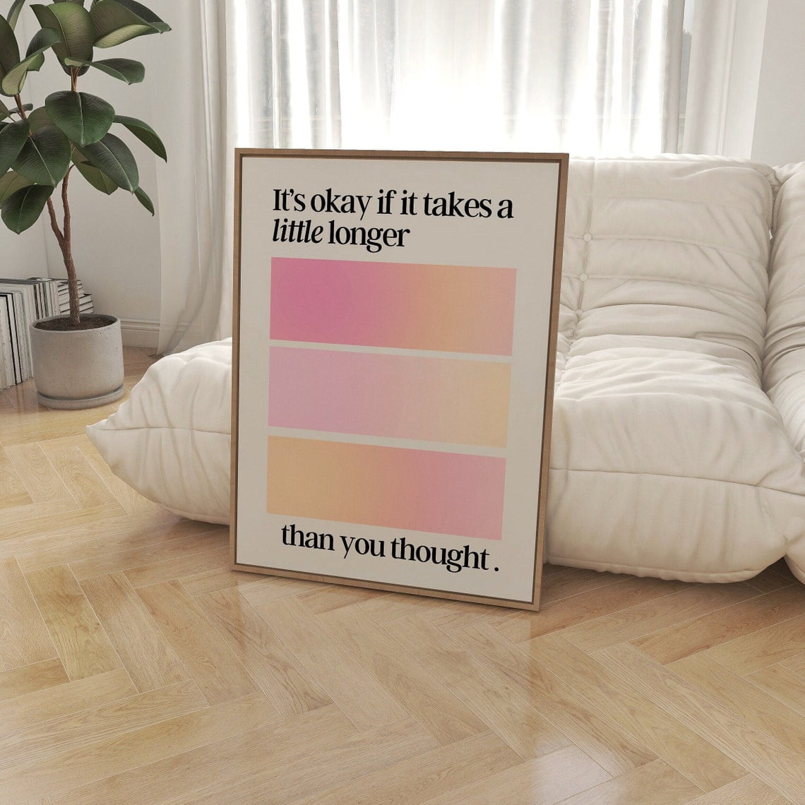 Positive Aura Poster, Gradient Wall Art, Spiritual Print, College Dorm ...