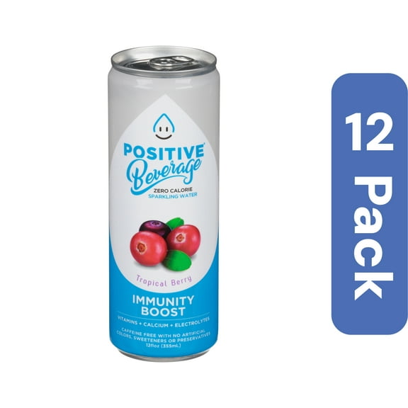 Positive Beverage Sparkling Berry Electrolyte 12 fl oz (Pack of 12)