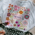 thumbnail image 1 of Positive Boho Floral Quote T-Shirt, Happiness Blooms from Within Tee, Inspirational Kindness Shirt, Flower Graphic Tee, 1 of 5
