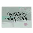 thumbnail image 1 of Positive Energy Cutting Board, Positive Vibes Only on Creative Design Abstract Backdrop Print, Decorative Tempered Glass Cutting and Serving Board, in 3 Sizes, by Ambesonne, 1 of 2