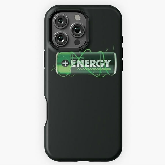 Positive Energy Recharge Battery Phone Case for iPhone 11 12 13 14 15 16 17 Pro Max