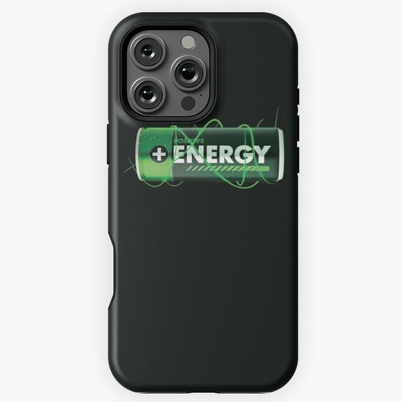 Positive Energy Recharge Battery Phone Case for iPhone 11 12 13 14 15 16 17 Pro Max