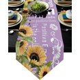 thumbnail image 1 of Positive Energy Sunflower Purple Table Runner Modern Table Flag Home Party Country Wedding Decoration Tablecloth Table Runners, 1 of 5
