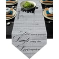 thumbnail image 1 of Positive Energy Text On White Background Table Runners For Wedding Party Decoration Modern Table Runner Home Kitchen Decor, 1 of 5