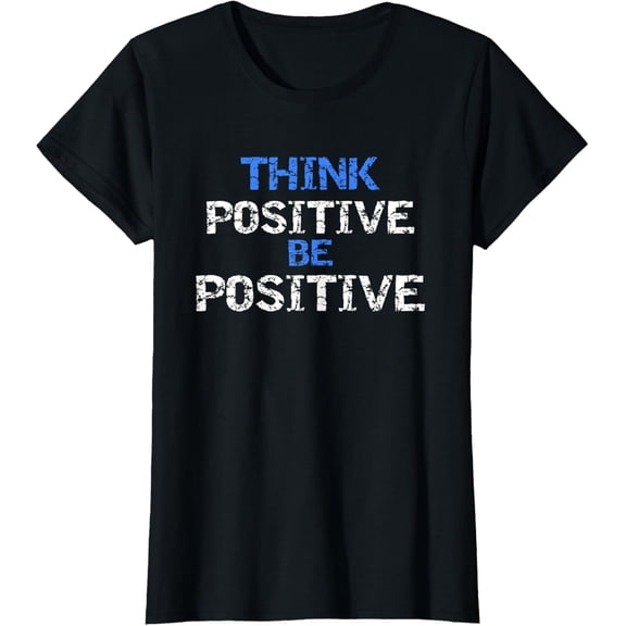Positive For Motivational Kindness - Positive Message T-ShirtMen's and women's gift, black and white T-shirt, size: Extra large S-4XL