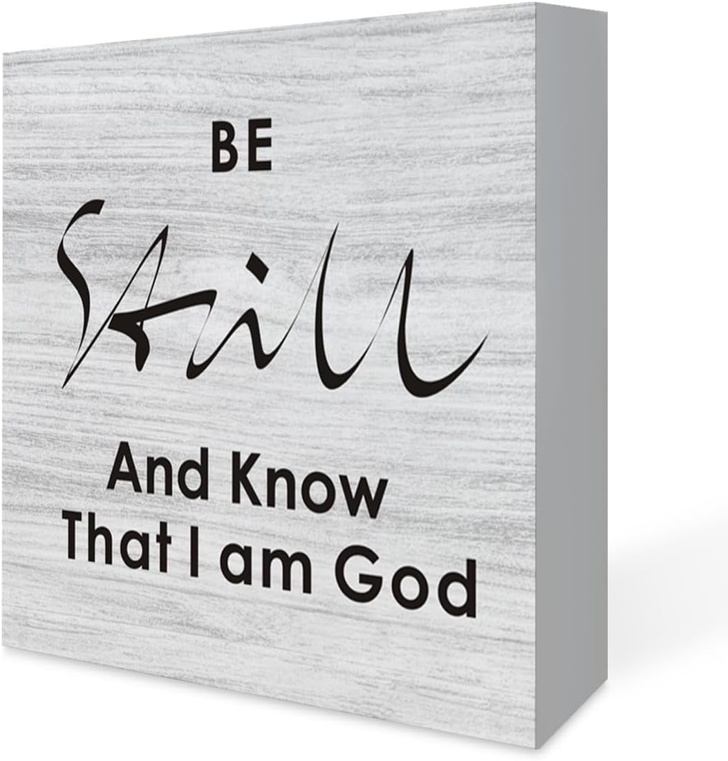 Positive Home Office Decor Christian Decor Bible Verse Desk Decor Wood ...