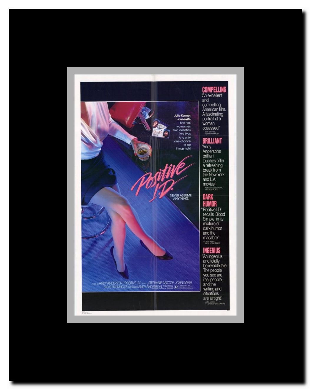 Positive I.D. Framed Movie Poster