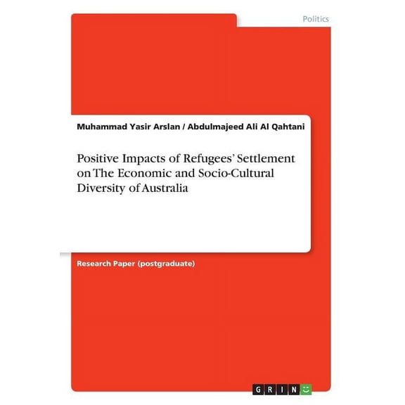 Positive Impacts of Refugees' Settlement on The Economic and Socio-Cultural Diversity of Australia (Paperback)