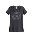 thumbnail image 1 of Positive Mental Energy Women's Fashion Relaxed T-Shirt Tee Charcoal Grey X-Large, 1 of 3