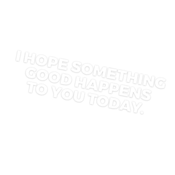 Positive Message Car Decal Sunproof Waterproof Fast On Application Motivational Sticker for Auto Exterior Decors