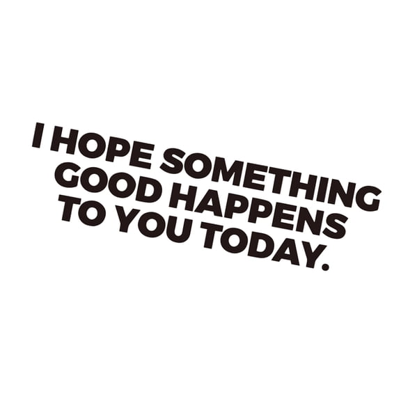 Positive Message Car Decal Sunproof Waterproof Fast On Application Motivational Sticker for Auto Exterior Decors