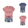 thumbnail image 1 of Positive Mind Vibes Life Graphic Tees for Women Summer Short Sleeve V Neck Motivational T Shirts Inspirational Shirt, 1 of 3