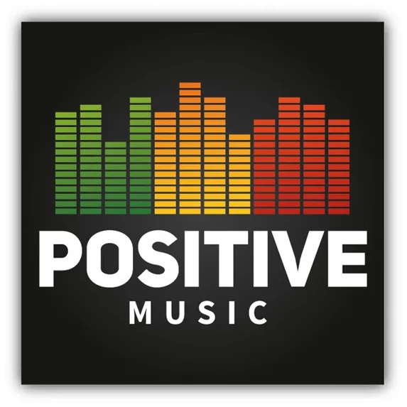 Positive Music Equalizer Label Sticker Phone Decal Water Bottle ...