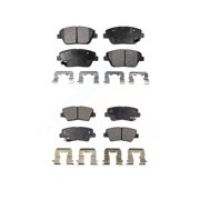 Positive Plus Front Rear Semi-Metallic Brake Pads Kit for Car Hyundai Sonata Kia Optima KPF-100188