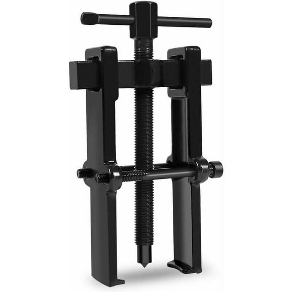 Positive Pulling Power Jaw Bearing Gear Puller, Carbon Steel Material Adjustable Two Jaw Puller For Motorcycle Wheel Removal, Bilateral Rotation Capability Offers Flexibility