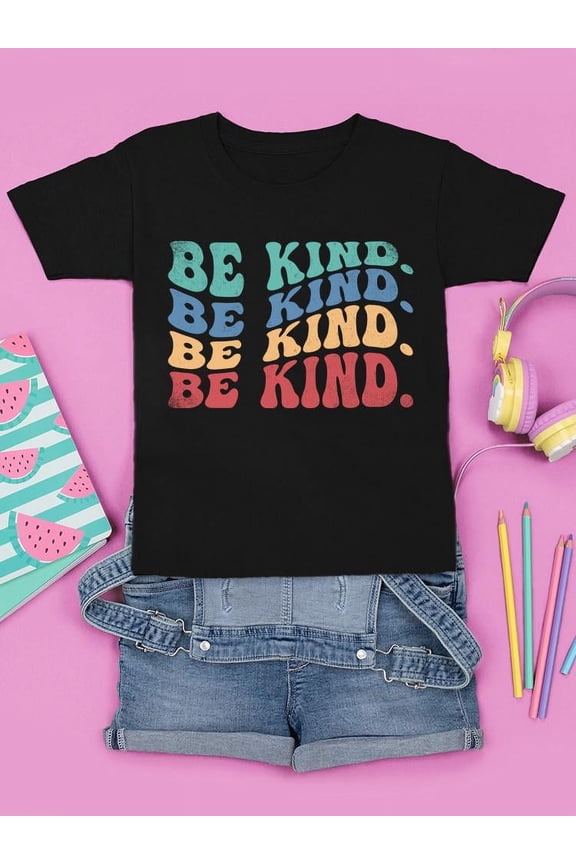 Positive Quote: Be Kind T-shirt Youth's -SelectDesign Designs
