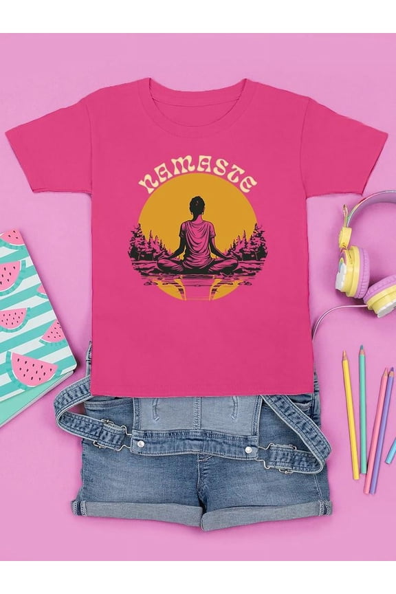 Positive Quote: Namaste T-shirt Youth's -SelectDesign Designs