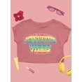 thumbnail image 1 of Positive Quote: Positive Vibes Crop Tee Women's -SelectDesign Designs, 1 of 4