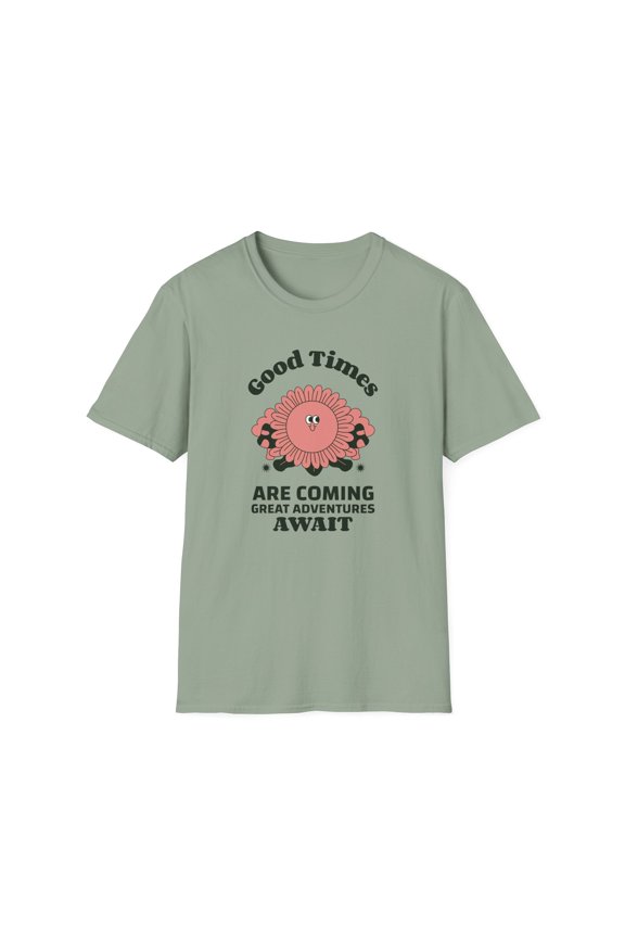 Positive Slogan T Shirts With Positive Words And Good Quotes Unisex Softstyle Cotton Tee Gildan 64000 Ring Spun