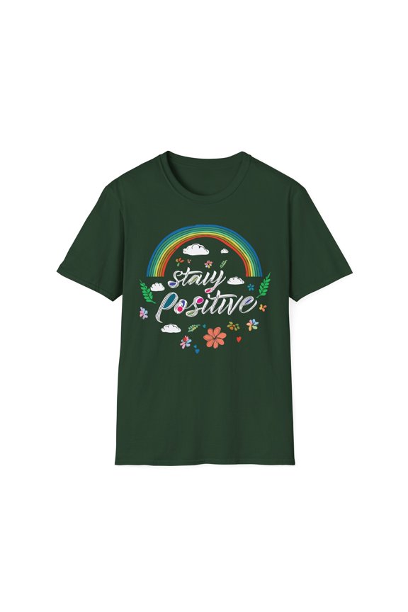Positive Slogan T Shirts For Men And Women Unisex Short Sleeve Tee With Good Quotes Gildan Softstyle 64000
