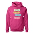 thumbnail image 1 of Positive Vibe Be Kind Brave Thankful Be Yourself Inspirational/Christian Unisex Graphic Hoodie Sweatshirt, Fuschia, 3XL, 1 of 3