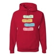 thumbnail image 1 of Positive Vibe Be Kind Brave Thankful Be Yourself Inspirational/Christian Unisex Graphic Hoodie Sweatshirt, Red, Medium, 1 of 3