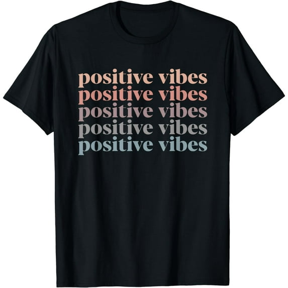 Positive Vibe Only Transfer Day Infertility IVF Mom Dad Gift T-Shirt