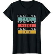 Positive Vibes: Elevate Your Life with a Stylish Black Tee