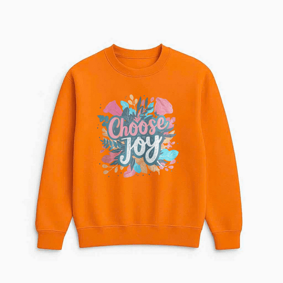 Positive Vibes Inspiring Quote Daily Wear Cozy Casual Graphic Sweatshirt, for men & women, up to size 5XL