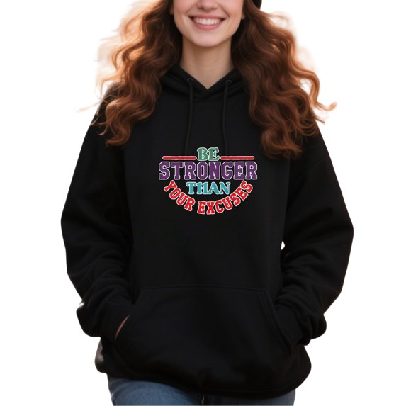 Positive Vibes Motivational Hoodie for Men Women, Inspirational Pullover Hooded Sweatshirt, Cozy Cotton Poly Blend, Positive Casual Outfit