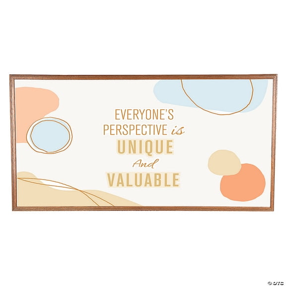Positive Vibes Motivational Message Classroom Bulletin Board Set  9 Pieces