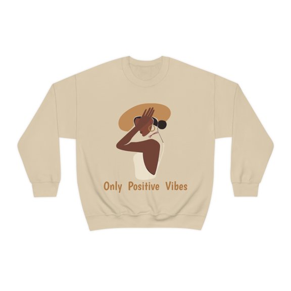 Positive Vibes Sweatshirt, Sweater,  Good Energy Sweatshirt,