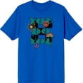 thumbnail image 1 of Positive Vibes You Do You Men's Blue Crew Neck Short Sleeve Tee-Small, 1 of 1